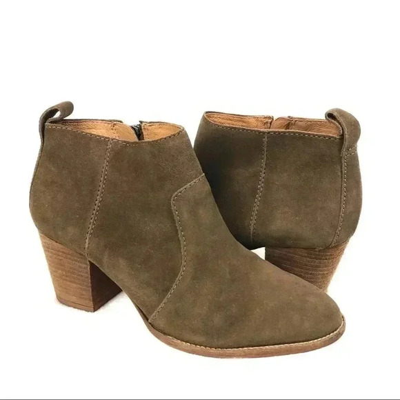 Madewell Brenner Suede Ankle Booties - Picture 1 of 7